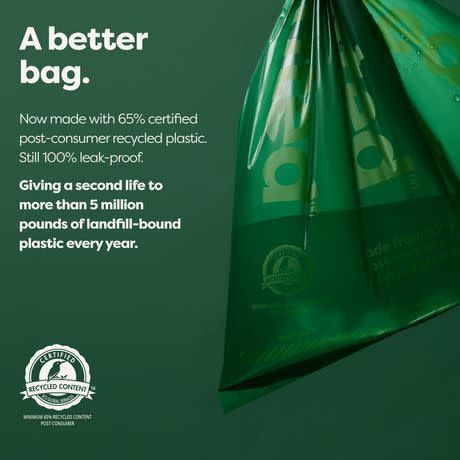 Earth Rated Poop Bags Dispenser with 15 bags