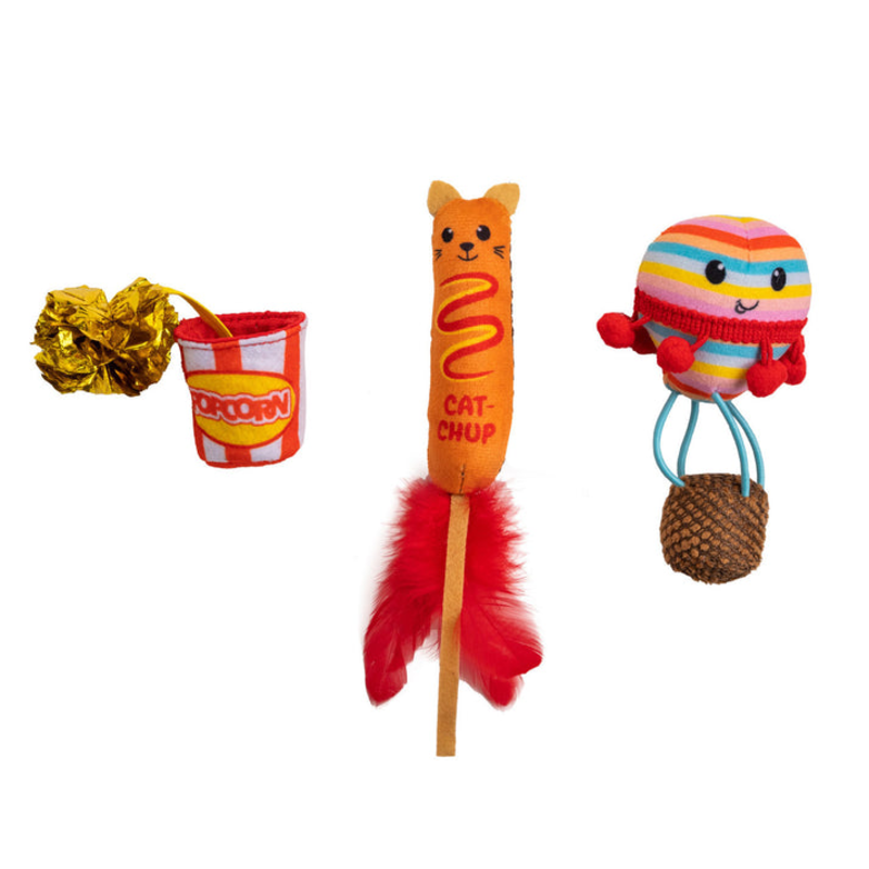 Outward Hound Catstages Pawrty Catnip Plush Toys