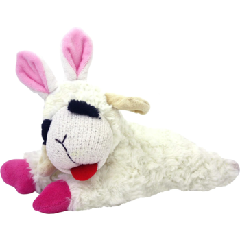 Multipet Lamb Chop Easter with Bunny Ears 10.5" Dog Toy