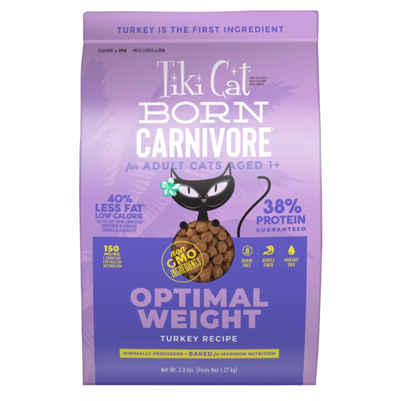 Tiki Cat Born Carnivore™ Light Dry Cat Food 2.8 lb