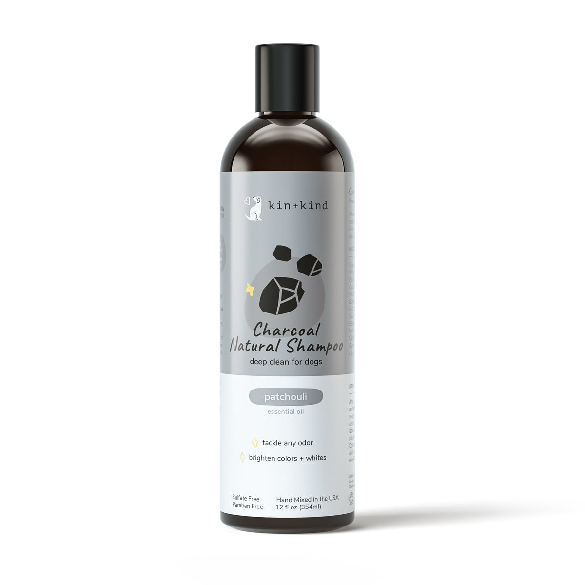 Kin+Kind Charcoal Shampoo Patchouli