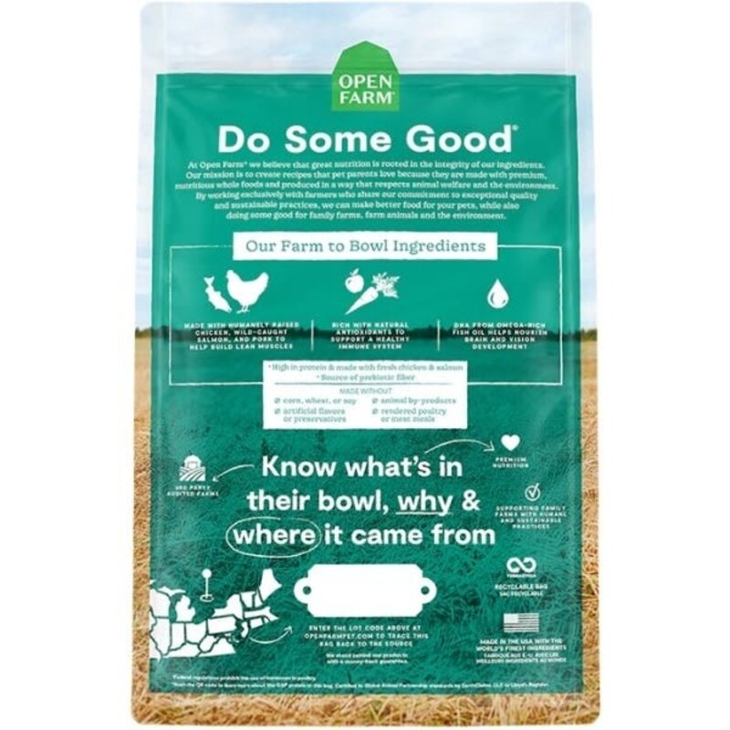 Open Farm Puppy Grain-Free Dry Dog Food- 22Ibs