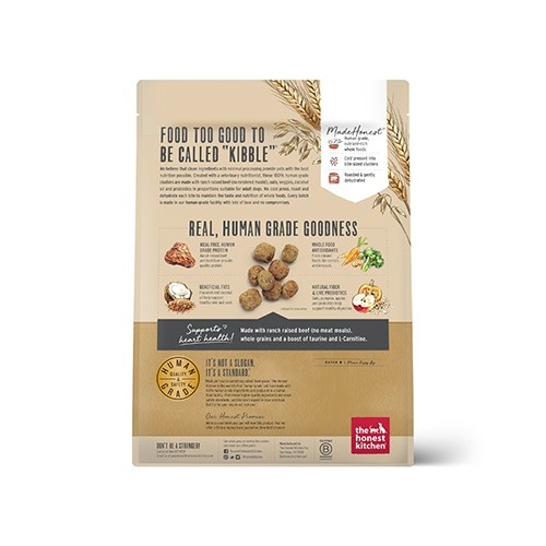 The Honest Kitchen Whole Grain Beef & Oat Cluster - 20 lbs