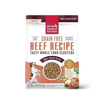 The Honest Kitchen Whole Food Clusters Grain Free Small Breed Beef Recipe- 4lbs