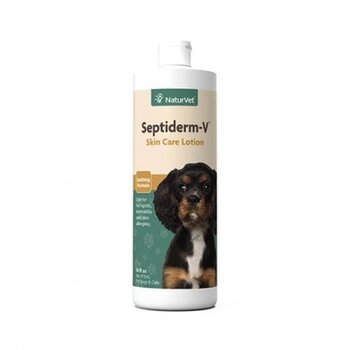 NaturVet Septiderm-V Skin Care Lotion 16 oz