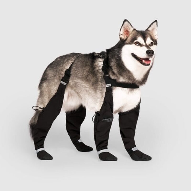 Canada Pooch Suspender Dog Boots - Short - Black
