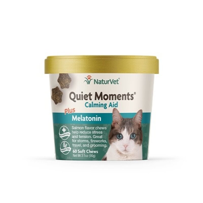 NaturVet Quiet Moments Soft Chew For Cats - 3.1 oz