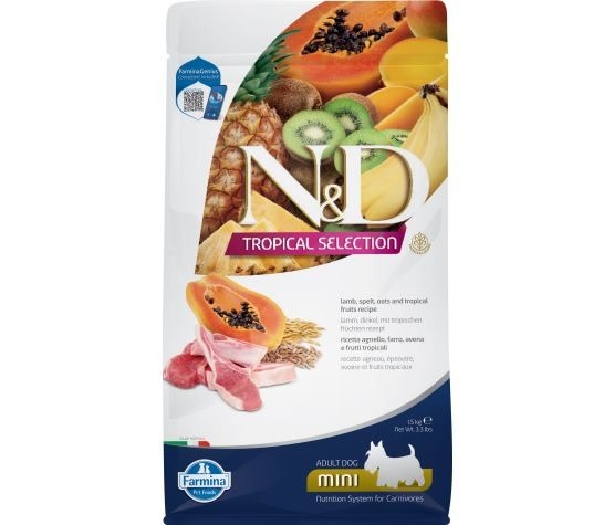 Farmina N&D Tropical Selection Dog Lamb Mini, 3.3 lb