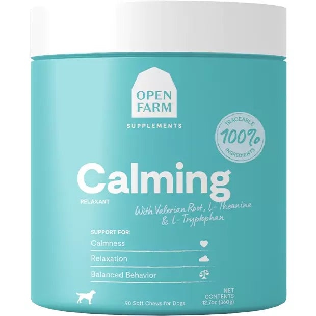 Open Farm Calming Chews Supplement for Dogs (90 ct)