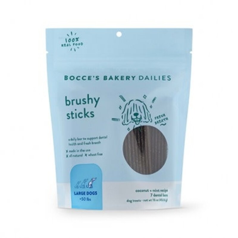 Bocce's Bakery Copy of Brushy Sticks Dailies Soft & Chewy for Medium Dogs- 13oz
