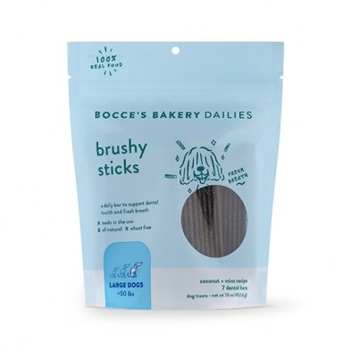 Bocce's Bakery Brushy Sticks Dailies Soft & Chewy for Large Dogs- 16oz