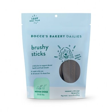 Bocce's Bakery Brushy Sticks Dailies Soft & Chewy for Medium Dogs- 13oz