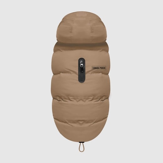 Canada Pooch Waterproof Puffer- Taupe 10
