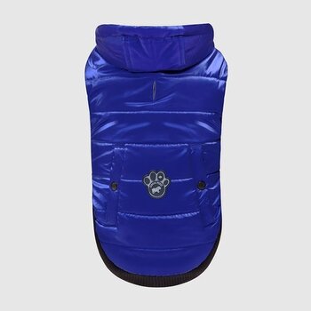 Canada Pooch Shiny Puffer Vest- Blue 16