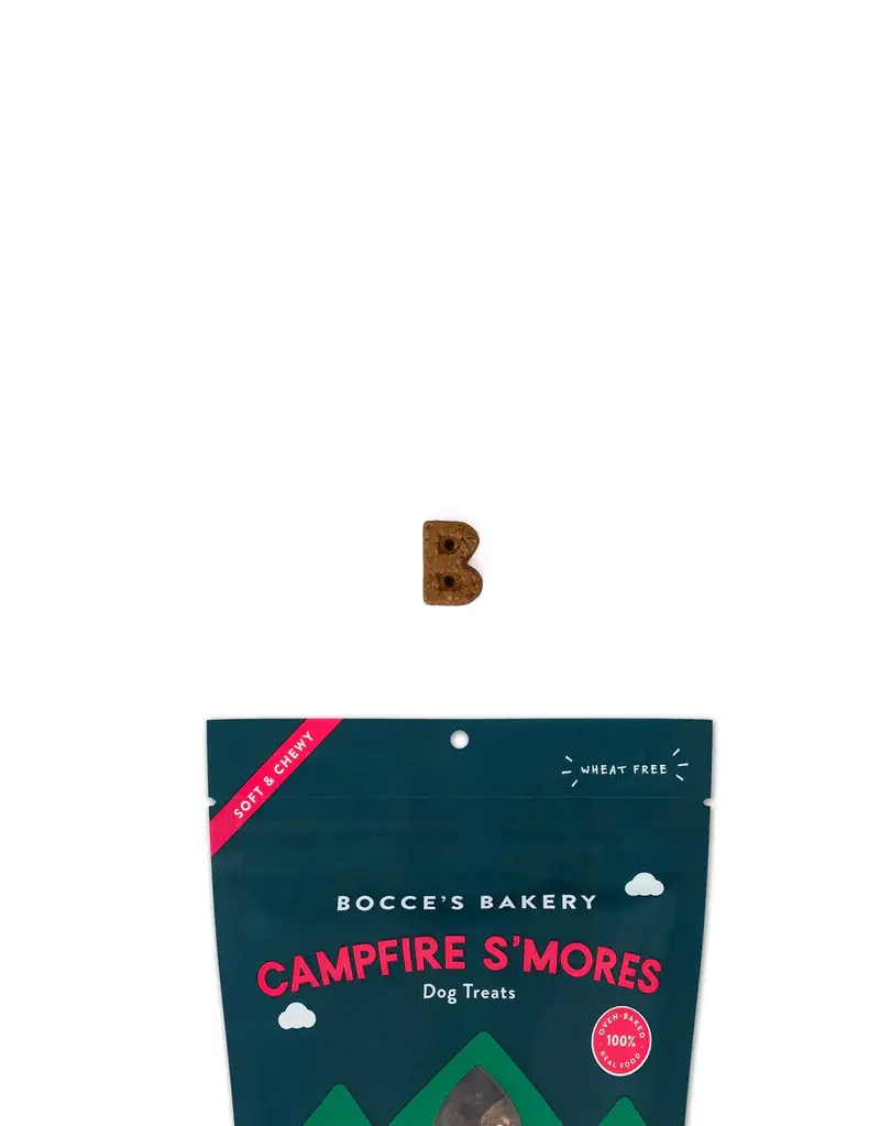 Bocce's Bakery Bocce's Bakery - Campfire S'Mores Peanut Butter, Carob & Vanilla Recipe Dog Treats 6oz