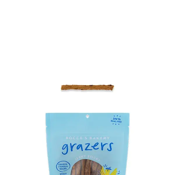 Bocce's Bakery Bocce's Bakery - Grazers Jerky Sticks Chicken & Pumpkin Recipe Dog Treats 4oz