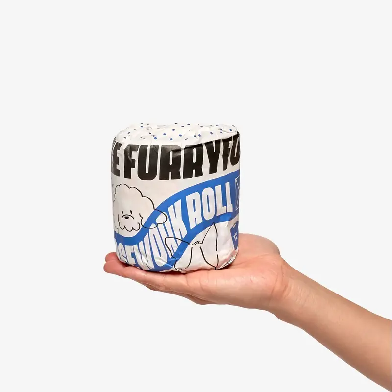 The FurryFolks Toilet Paper Nosework Toy