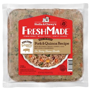 Stella & Chewy's Wholesome Grains Pork & Quinoa Recipe -16oz/453g