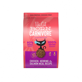 Tiki Cat Born Carnivore - Chicken Herring Salmon Meal Recipe