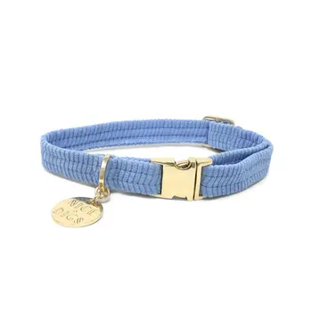Nice Digs Cord Dog Collar - Forget Me Not