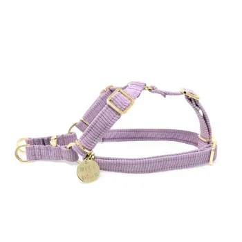 Nice Digs Cord Dog Harness Lilac