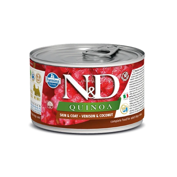 Farmina N&D Quinoa Skin & Coat - Venison & Coconut 4.9oz