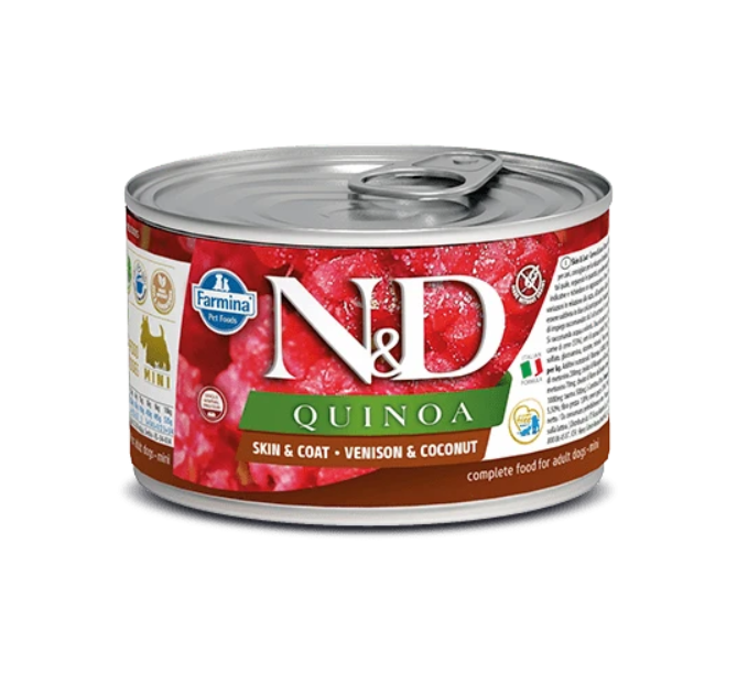 Farmina N&D Quinoa Skin & Coat - Venison & Coconut 4.9oz