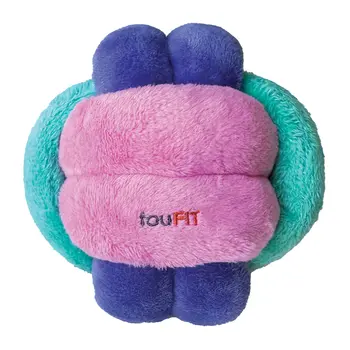 FouFit Hide N' Seek Knotted Snuffle Ball Pink - Small