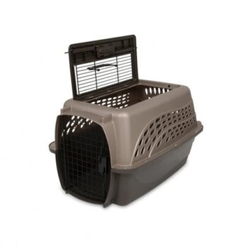 Petmate 2-Door Top Load Kennel 24" - Brown