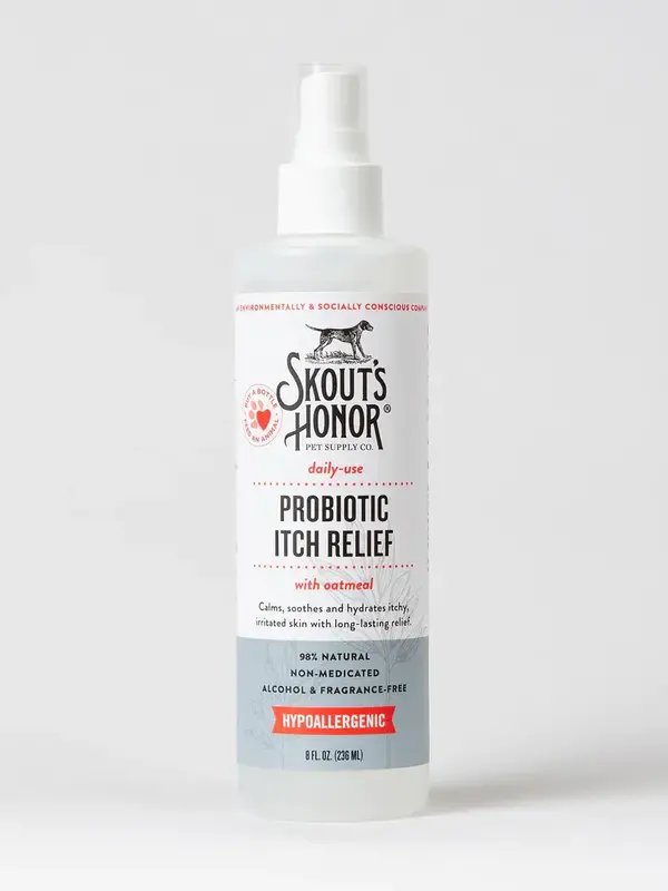 Skout's Honor Probiotic Itch Relief Spray For Pets - 8oz