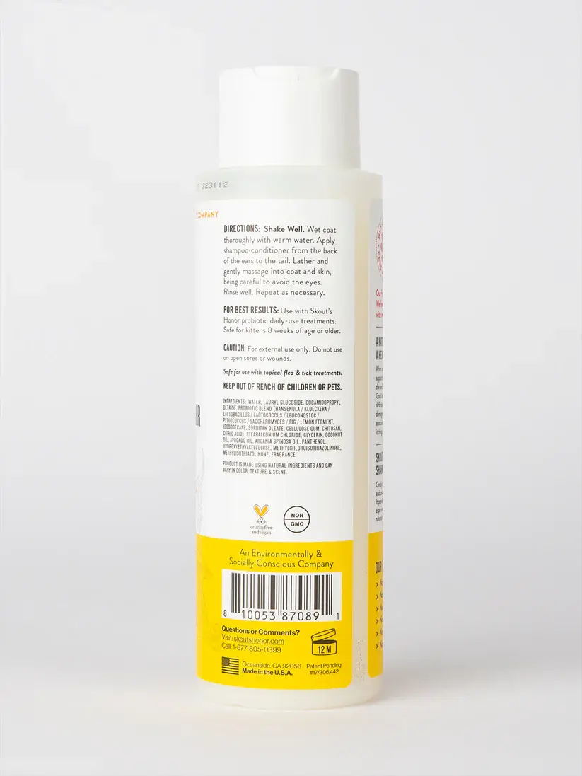 Skout's Honor Cat Probiotic Shampoo & Conditioner