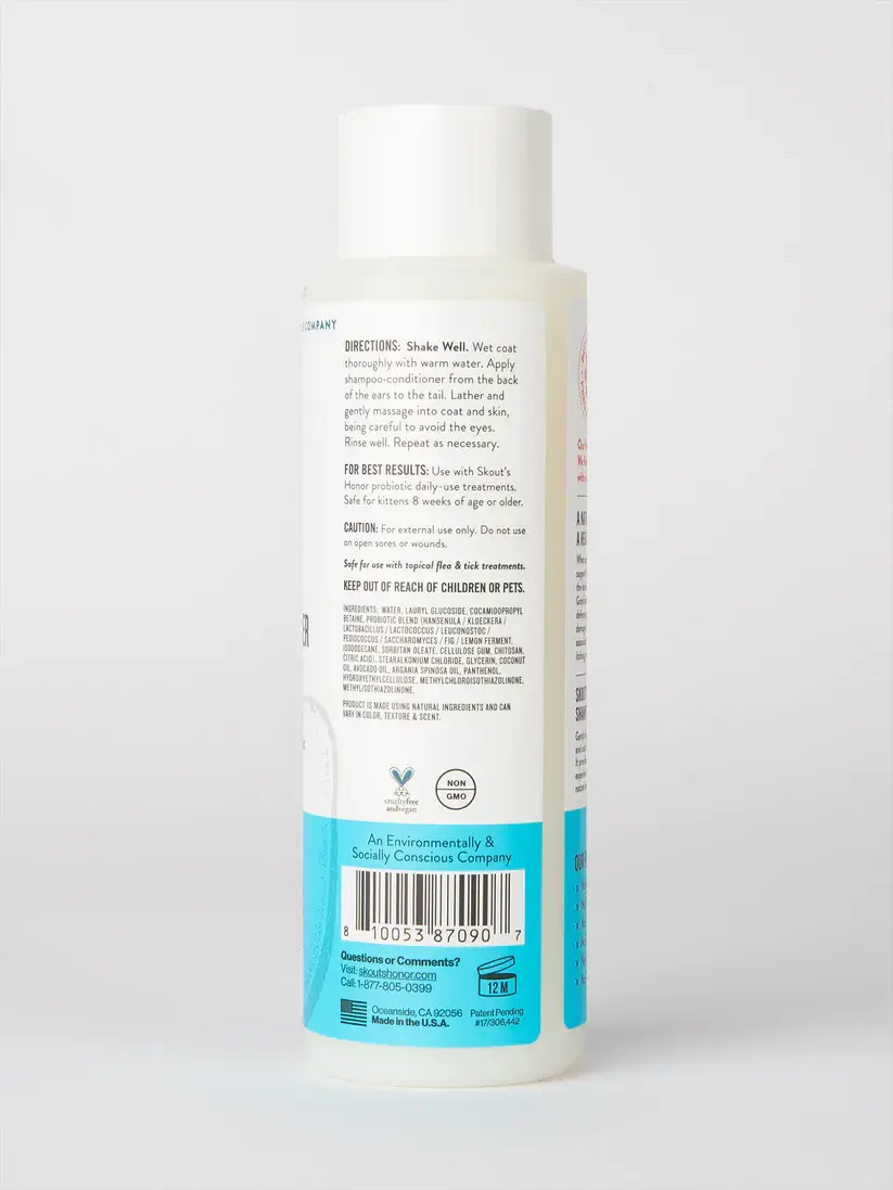 Skout's Honor Cat Probiotic Shampoo & Conditioner