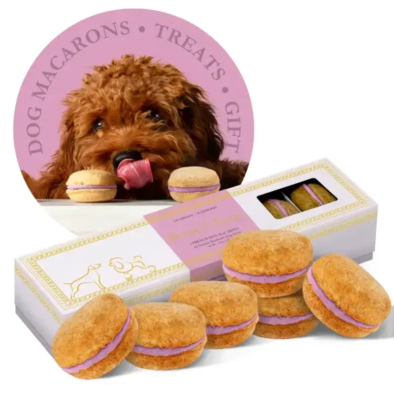 Bonne Et Filou Macaron Friandise Pour Chien - 6 unités