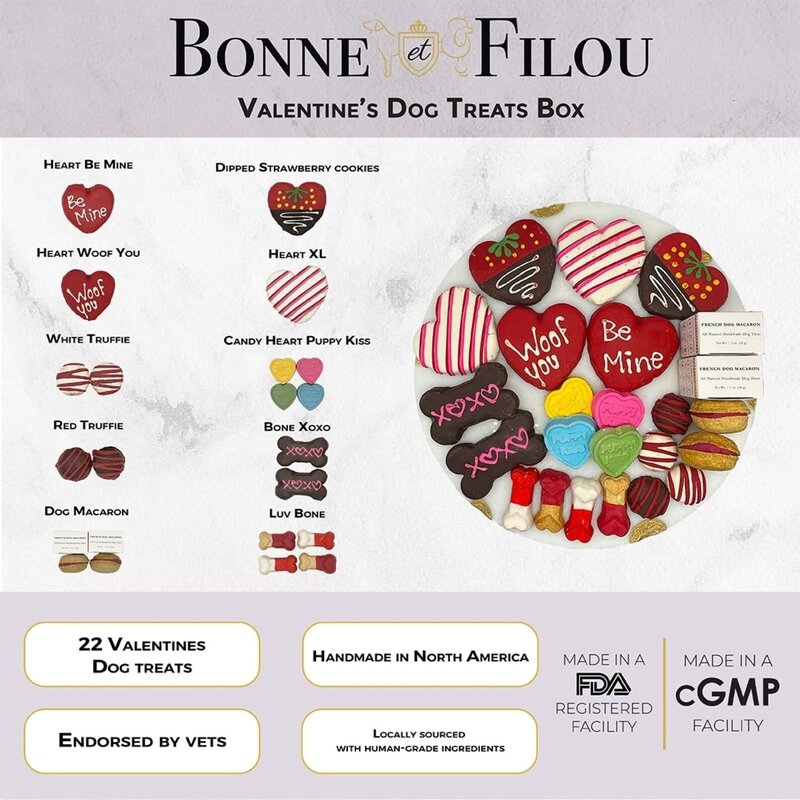 Bonne Et Filou Valentine's Day Dog Treats