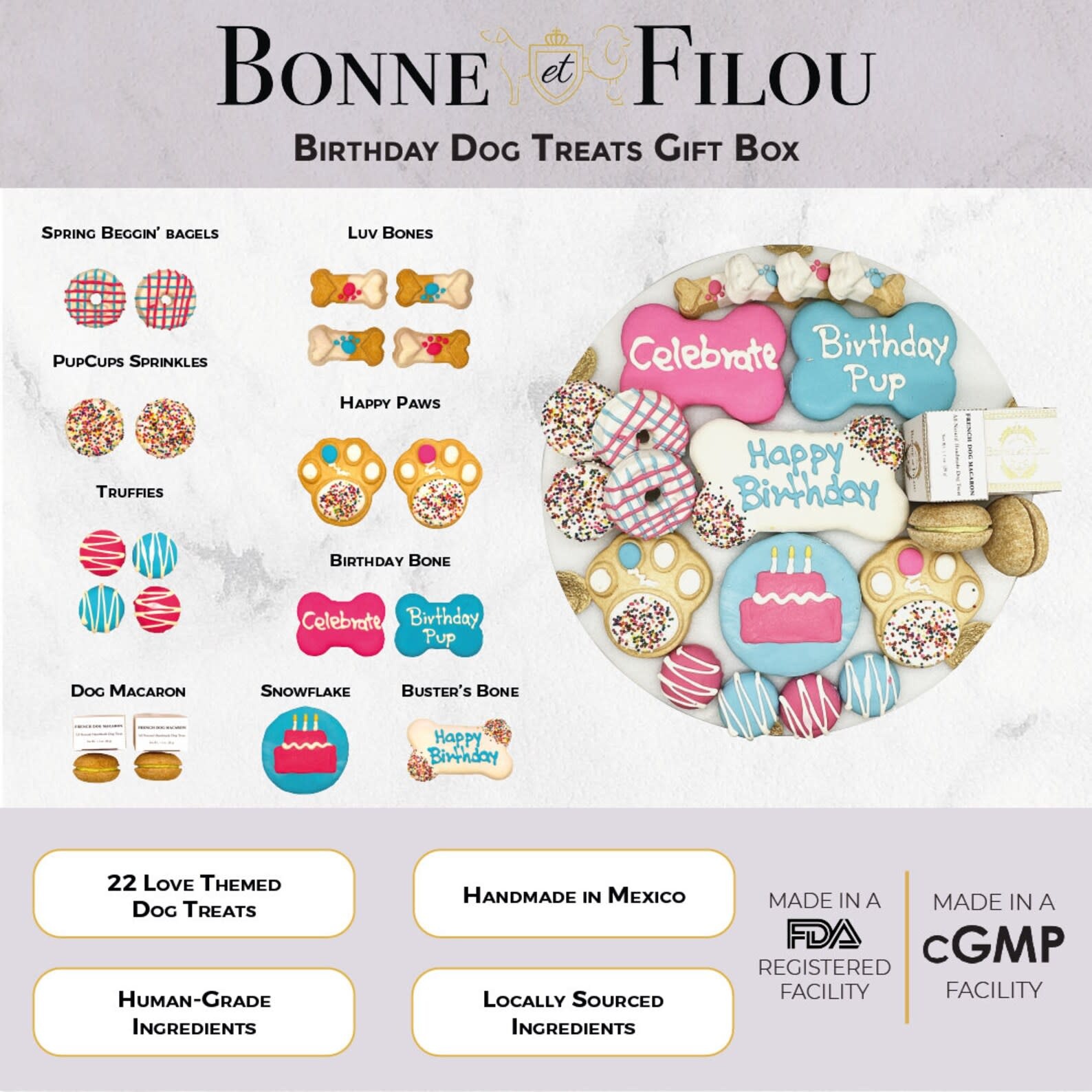 Bonne Et Filou Happy Birthday Dog Treats