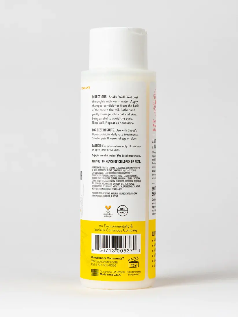 Skout's Honor Probiotic Shampoo & Conditioner For Dogs