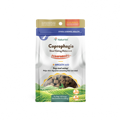 NaturVet Coprophagia Breath Aid 45ct