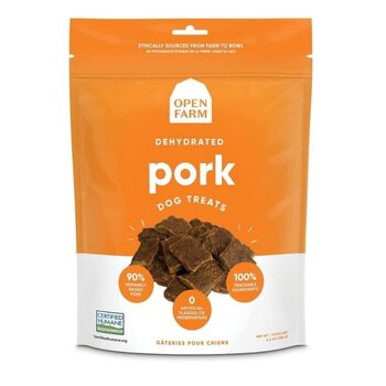 Open Farm Dehydrated Pork Dog Treats 4.5oz