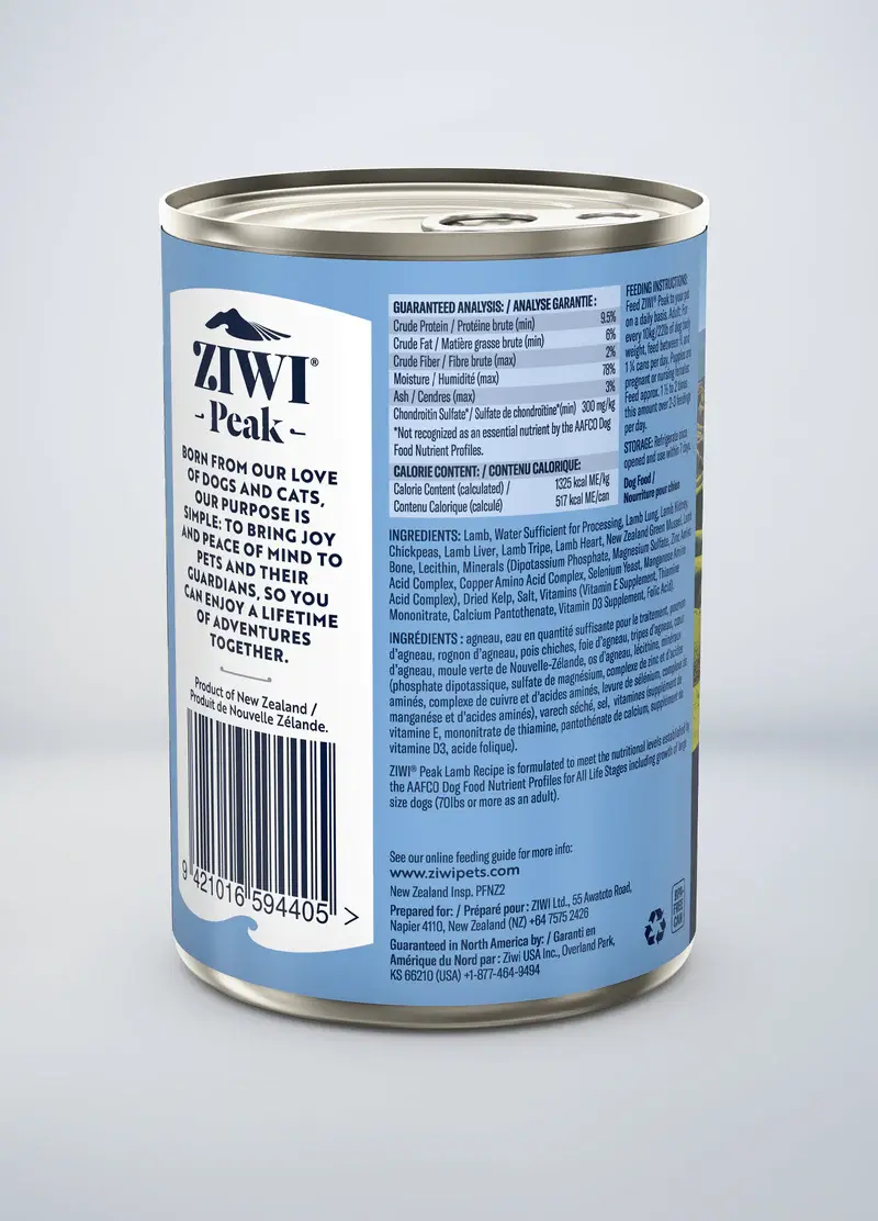Ziwi Lamb Wet Dog Food