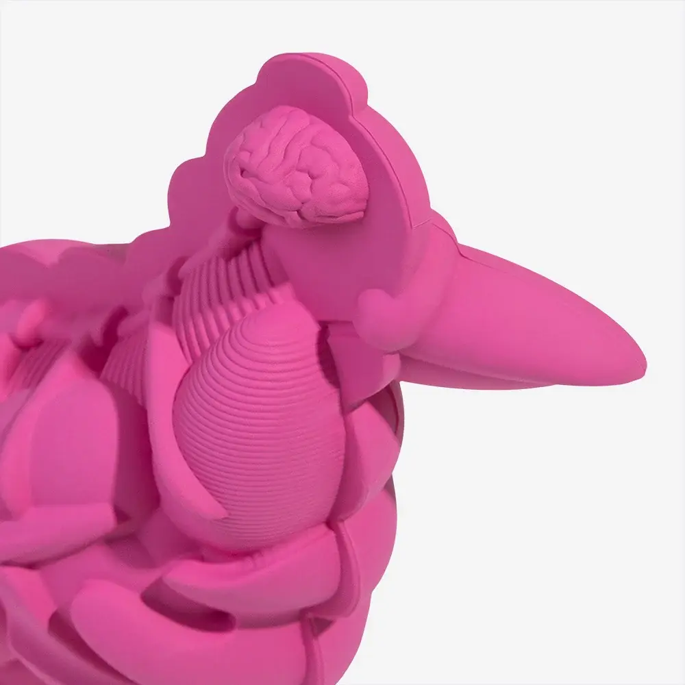 Zee Dog Staple Pigeon Rubber Toy