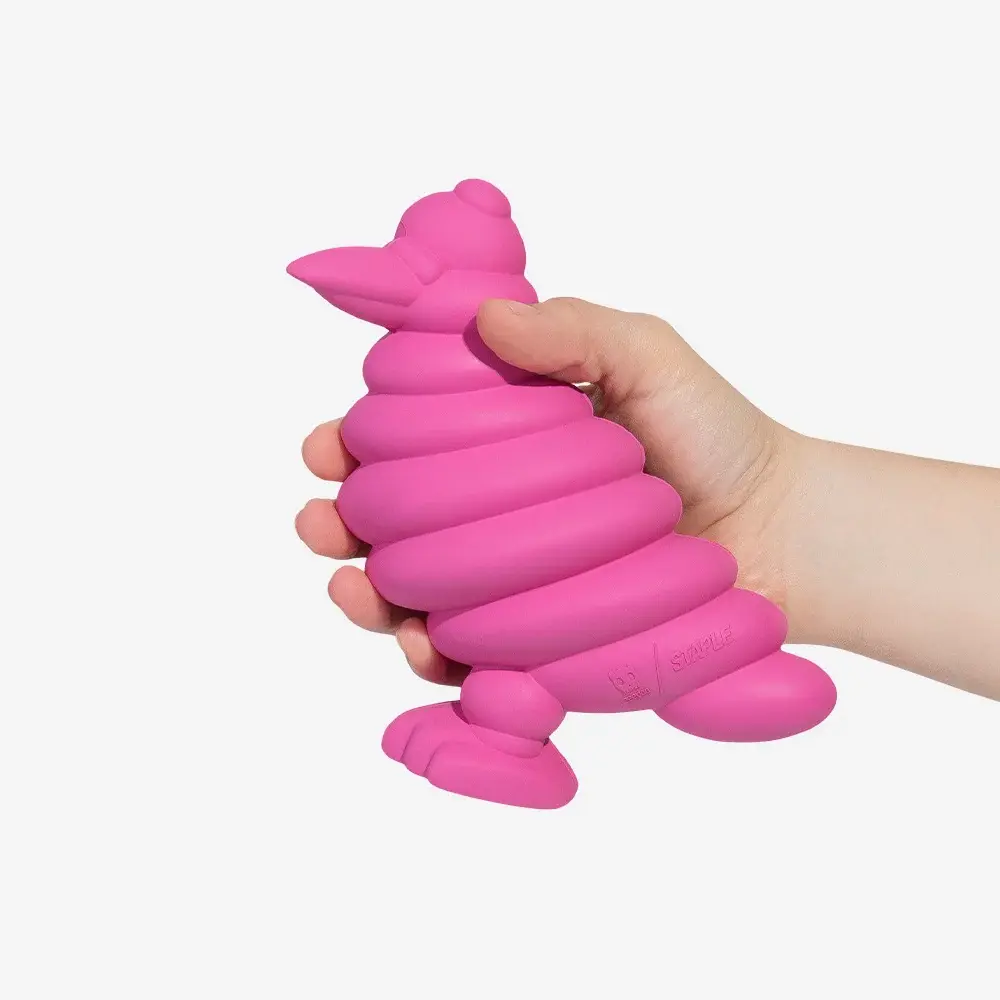 Zee Dog Staple Pigeon Rubber Toy