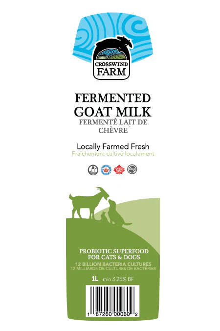 Crosswind Farm Frozen Fermented Goat Milk Kefir Unflavoured 1L