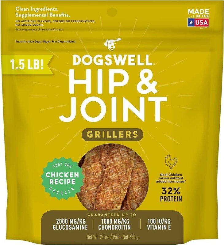 Dogswell Hip & Joint Chicken Grillers 10oz