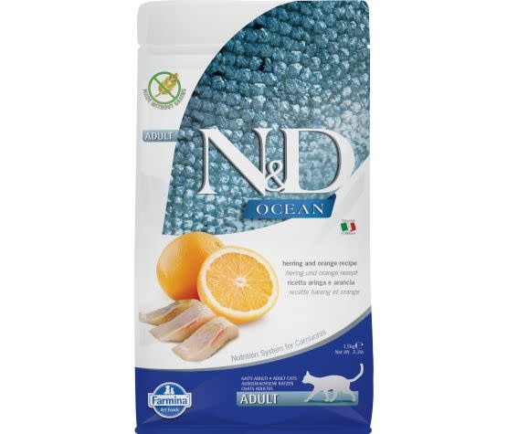Farmina N&D Ocean Grain Free Cat Herring & Orange 3.3lb