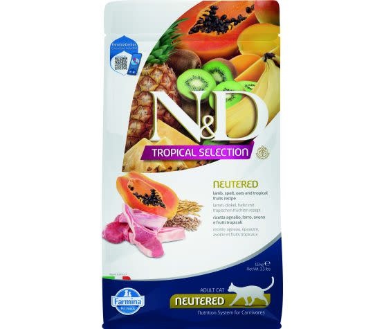 Farmina N&D Tropical Selection Neutered Cat Lamb 3.3lb