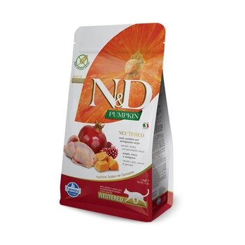 Farmina N&D Pumpkin Grain Free Neutered Cat Quail 3.3lb