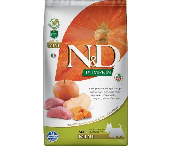 Farmina N&D Pumpkin Grain Free Dog Boar & Apple Mini 15.4Lb