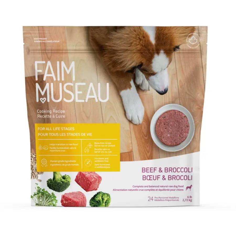Faim Museau Beef & Broccli 6lbs