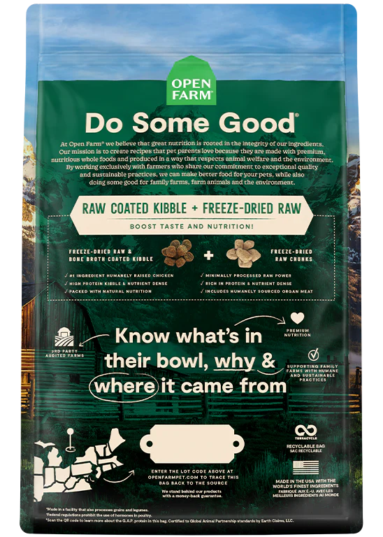 Open Farm RawMix Ancient Grains - Open Prairie 3.5lbs