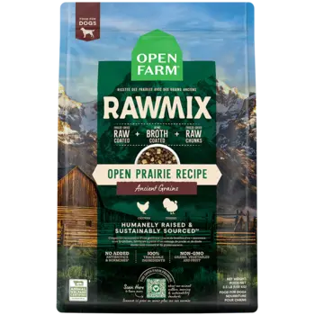 Open Farm RawMix Open Prairie Recipe with Ancient Grains Dry Dog Food 3.5lb